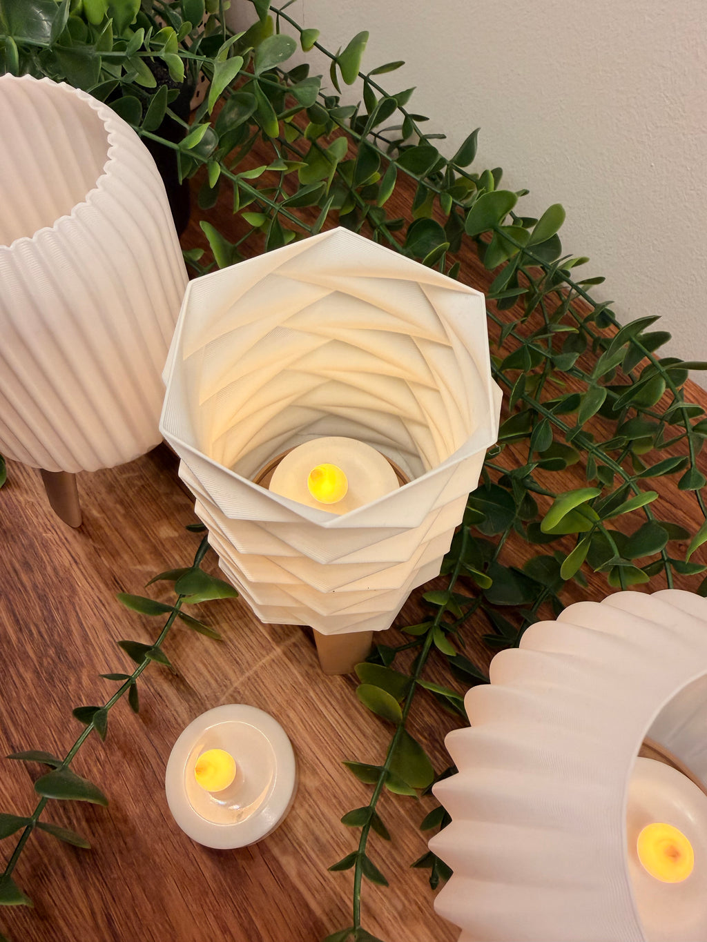 Warm & stilvoll – 3er-Set Mini-Teelichthalter