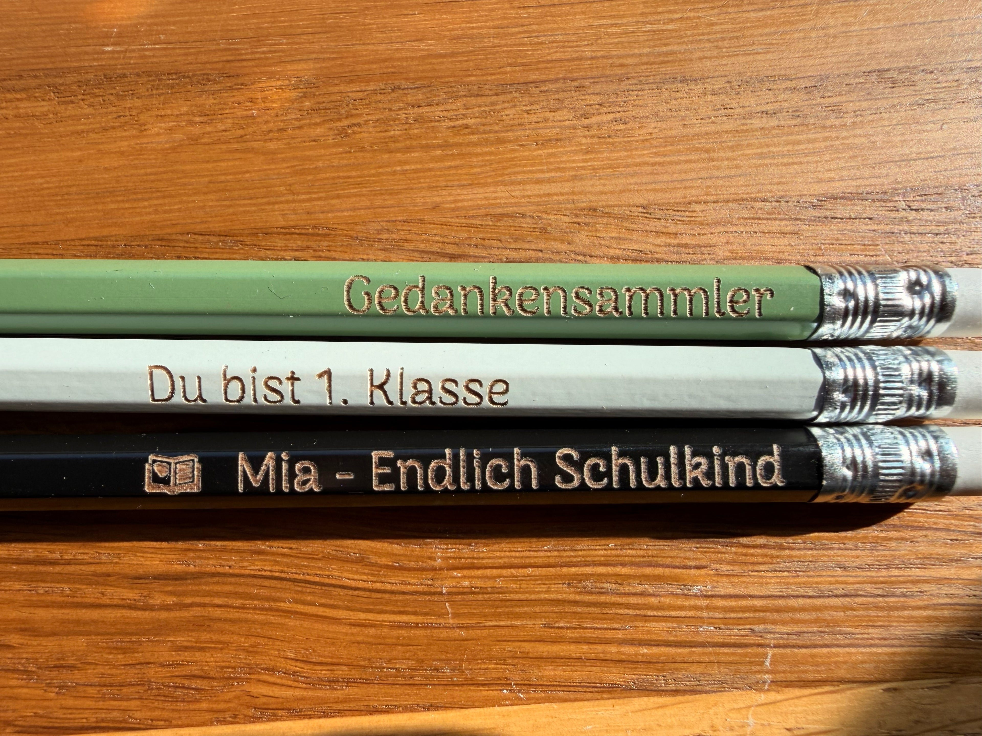 Mehr als nur ein Bleistift – mit deiner persönlichen Gravur